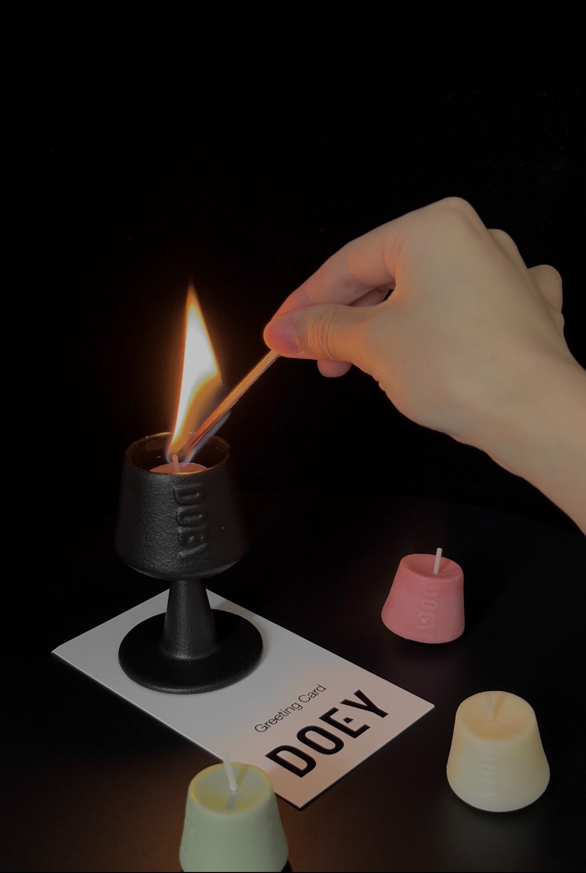 DOEY | The "Mini Drunk" Collection - 20g Artisan Wine Cup Candle