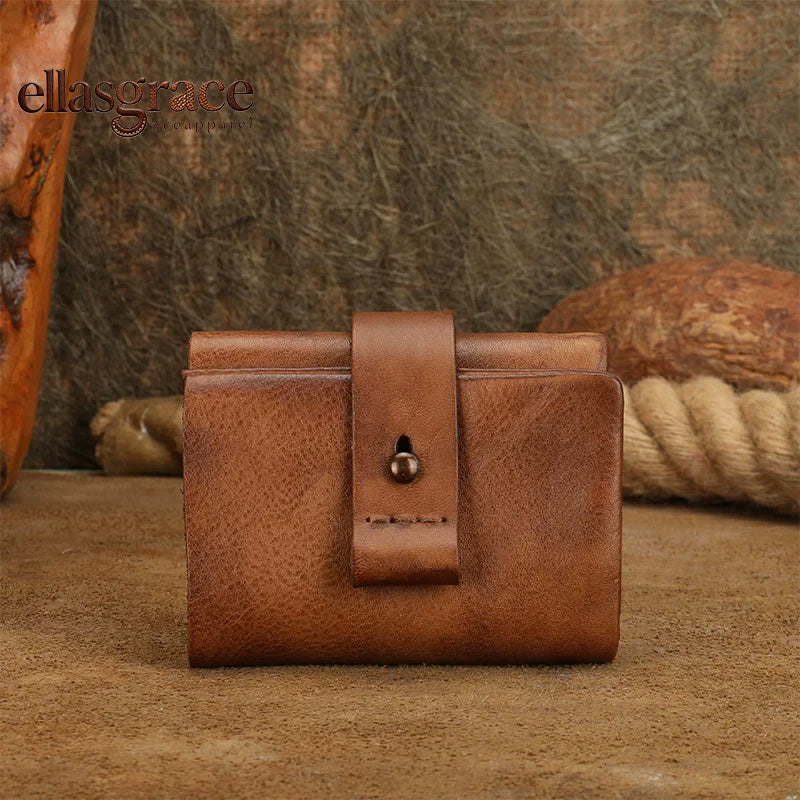 Ellasgraceapparel Handmade Vintage Short Casual Wallet