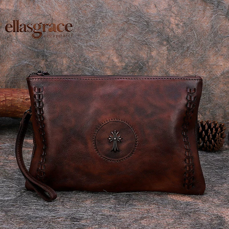 Ellasgraceapparel Large-Capacity Tote Envelope Clutch Bag