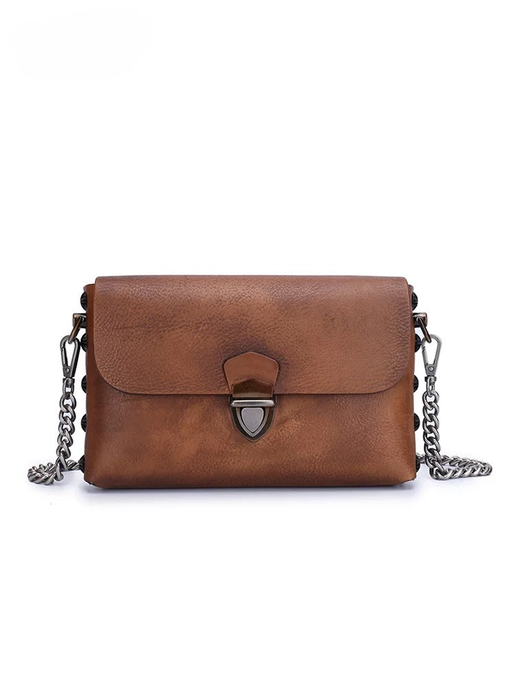 Ellasgraceapparel Original Top-Grain Leather Shoulder Bag