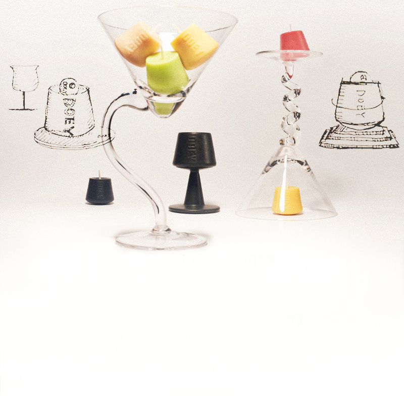 DOEY | The "Mini Drunk" Collection - 20g Artisan Wine Cup Candle