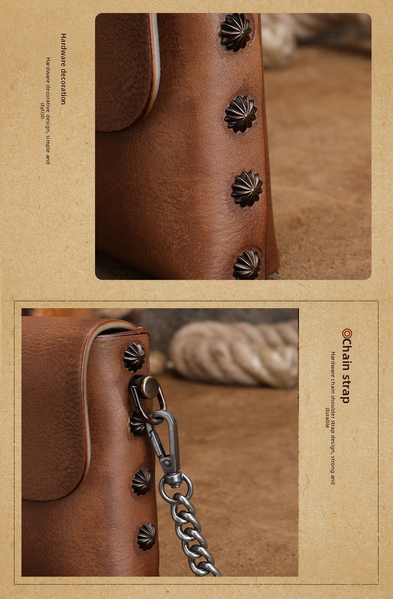 Ellasgraceapparel Original Top-Grain Leather Shoulder Bag