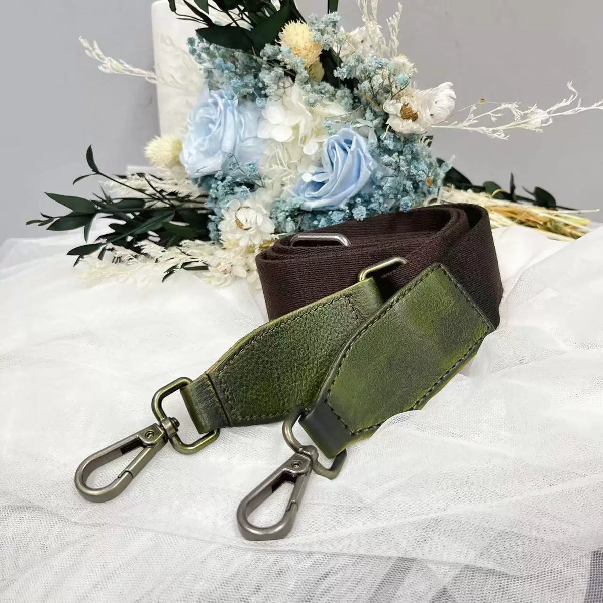 Ellasgraceapparel Genuine Leather Shoulder Strap