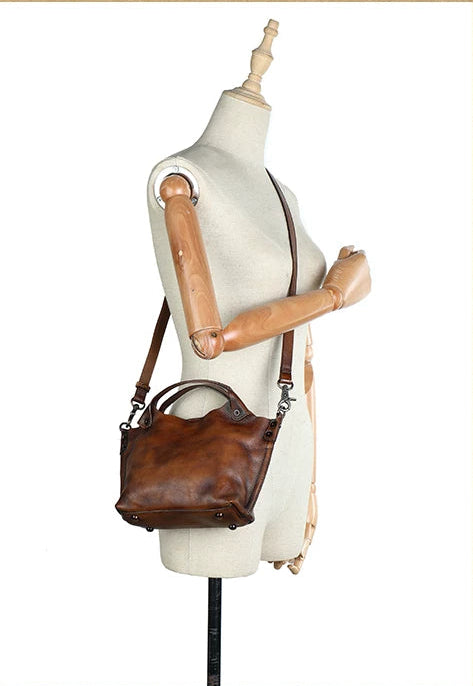 Ellasgraceapparel Top-grain Leather  Bag