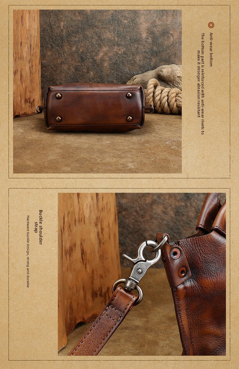 Ellasgraceapparel Top-grain Leather  Bag