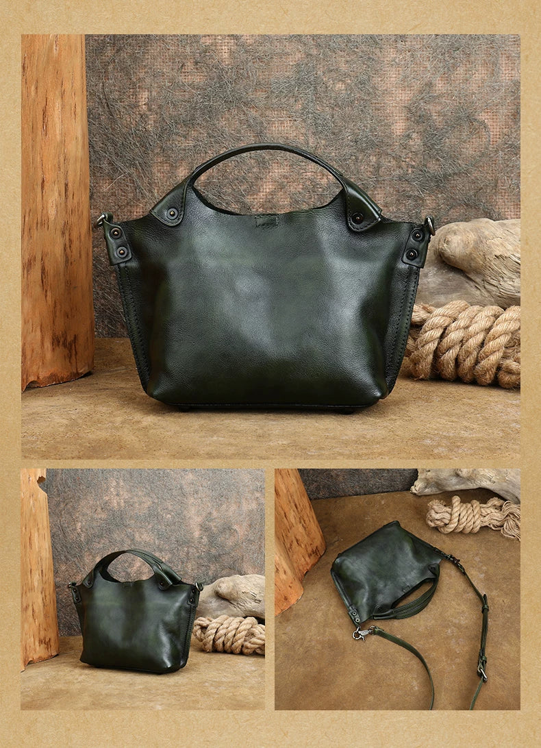 Ellasgraceapparel Top-grain Leather  Bag