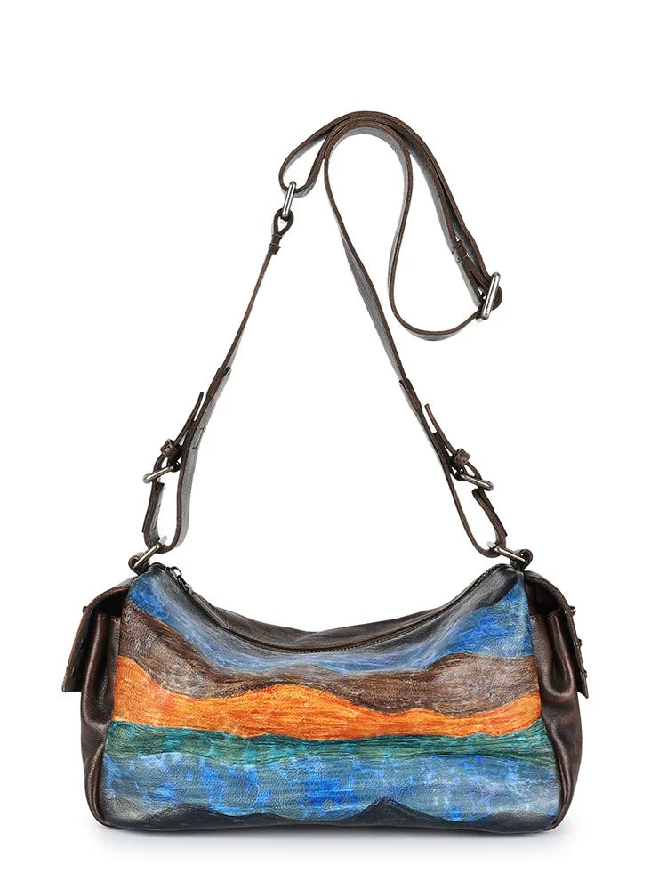 Ellasgraceapparel Small Square Bag with Wide Straps