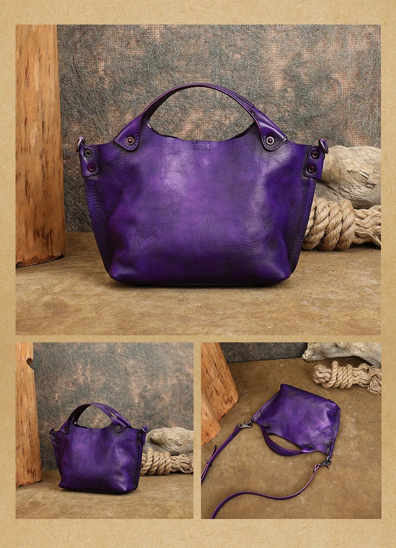 Ellasgraceapparel Top-grain Leather  Bag
