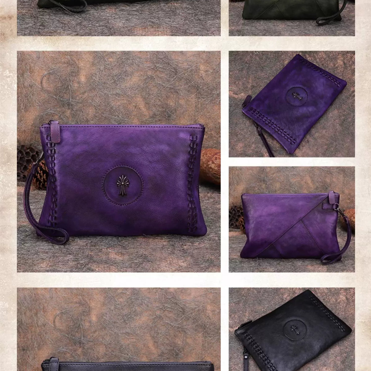 Ellasgraceapparel Large-Capacity Tote Envelope Clutch Bag