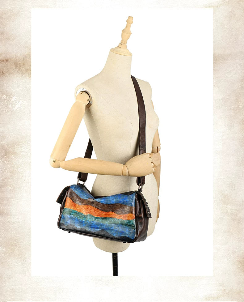 Ellasgraceapparel Small Square Bag with Wide Straps