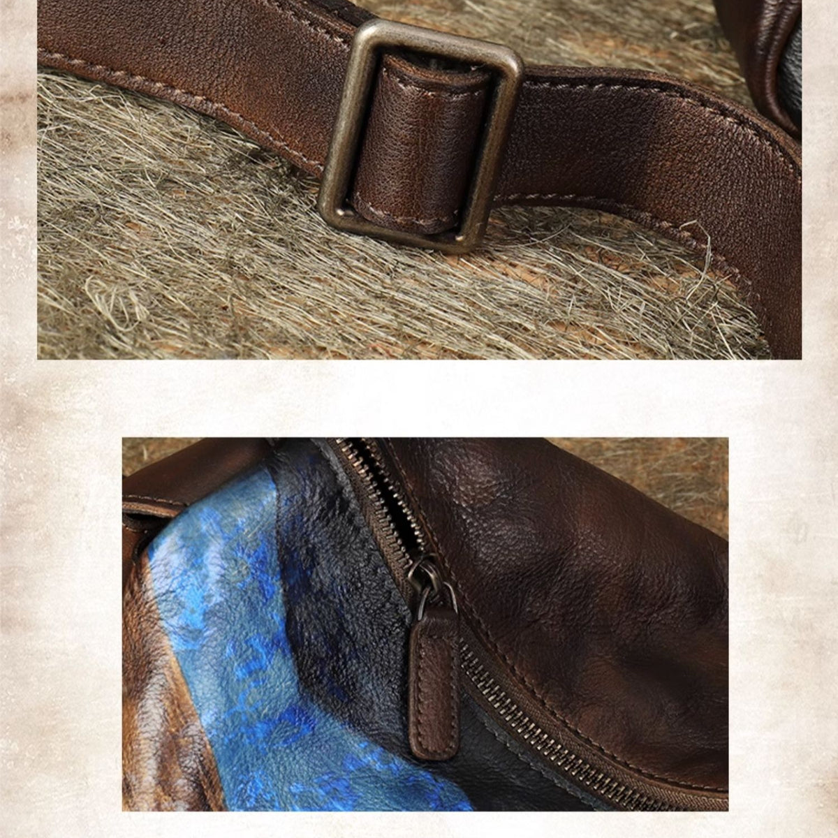 Ellasgraceapparel Small Square Bag with Wide Straps