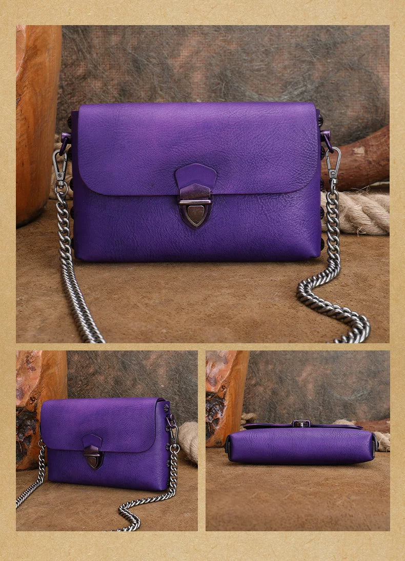 Ellasgraceapparel Original Top-Grain Leather Shoulder Bag