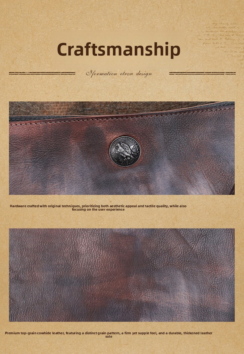 Ellasgraceapparel Top-Grain Leather Shoulder Bag