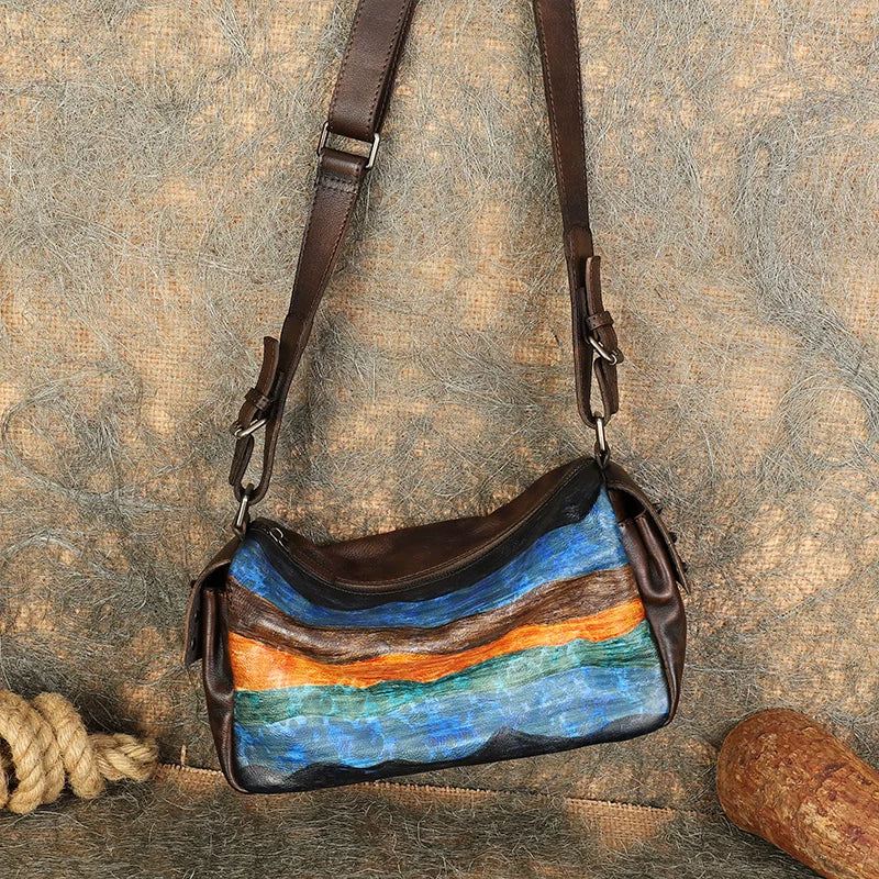 Ellasgraceapparel Small Square Bag with Wide Straps