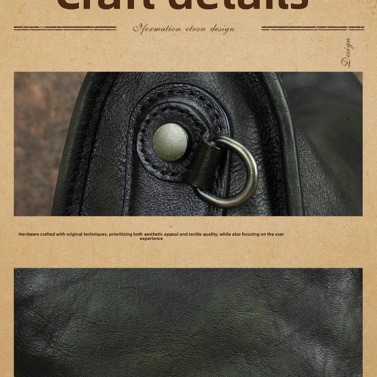 Ellasgraceapparel Handcrafted Top-Grain Leather Shoulder Bag