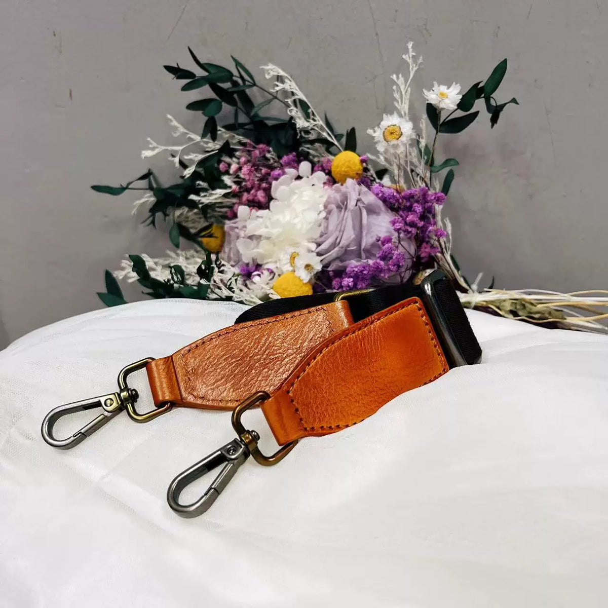 Ellasgraceapparel Genuine Leather Shoulder Strap