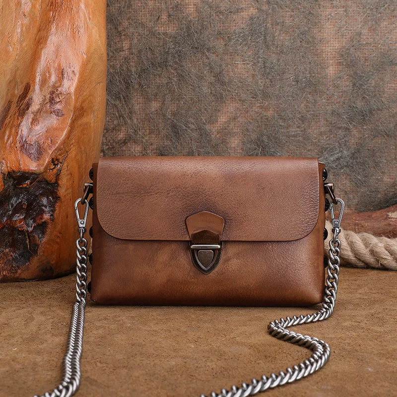 Ellasgraceapparel Original Top-Grain Leather Shoulder Bag