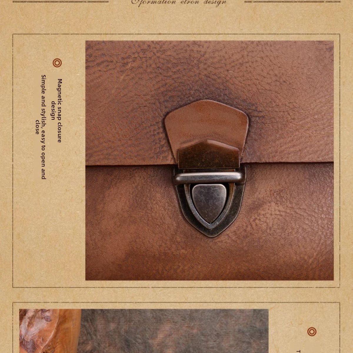Ellasgraceapparel Original Top-Grain Leather Shoulder Bag
