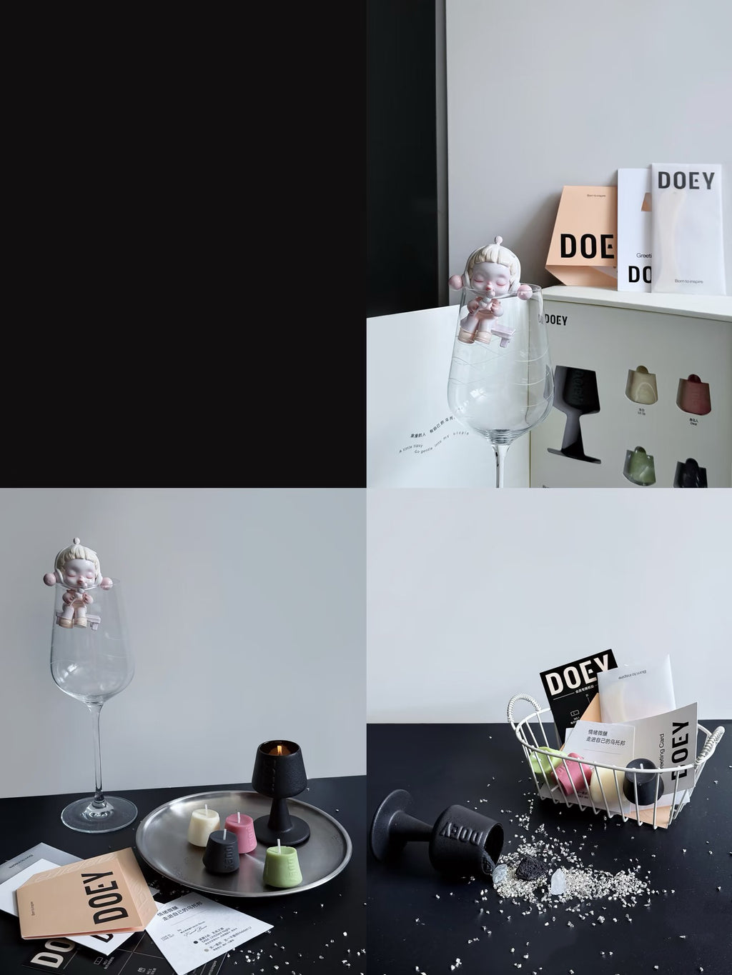 DOEY | The "Intimately" Wine Cup Candle Gift Set